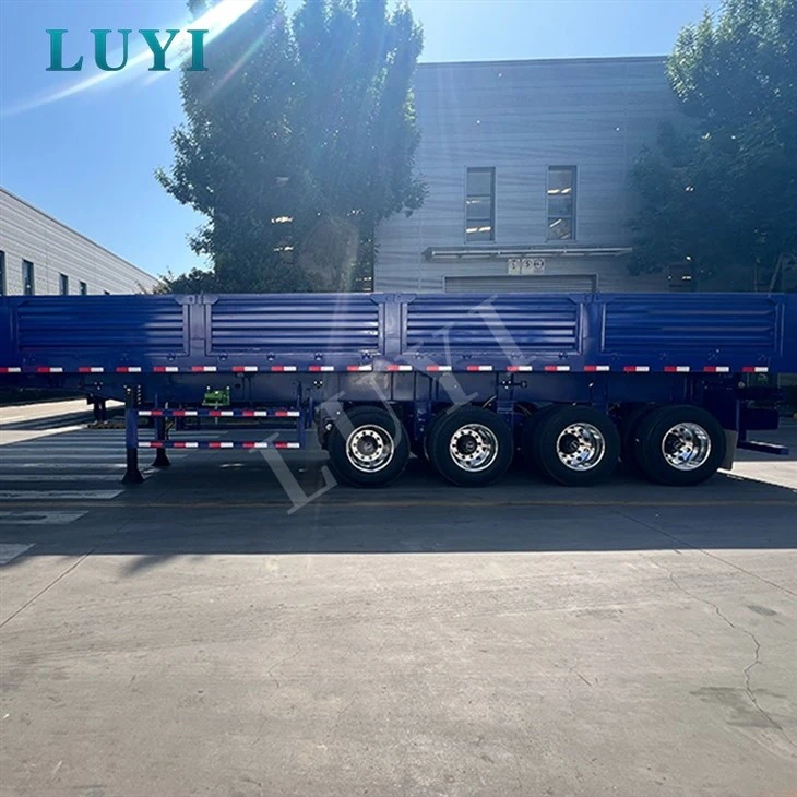 4-Axle Side Board Semi Trailer high quality