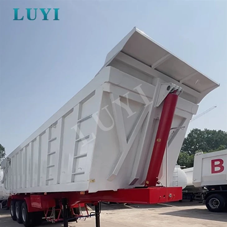 Hydraulic 3-Axle Rear Tipping Trailer For Mining Work best